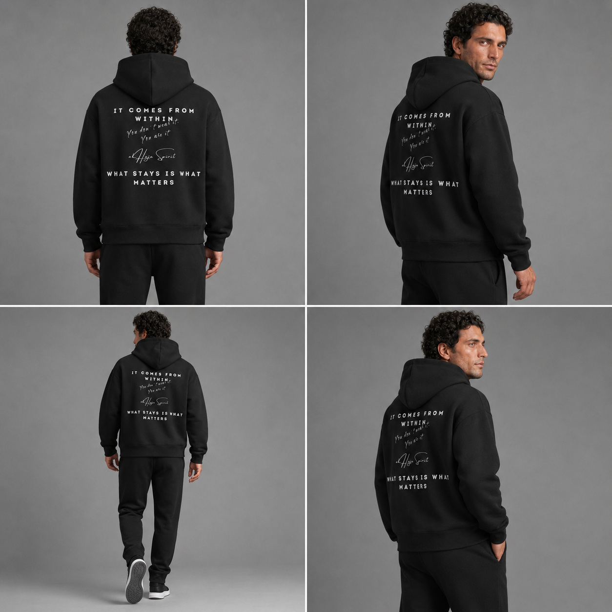 ESENCIA OVERSIZE BACKPRINT HOODIE
