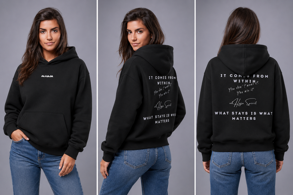 ESENCIA OVERSIZE BACKPRINT HOODIE