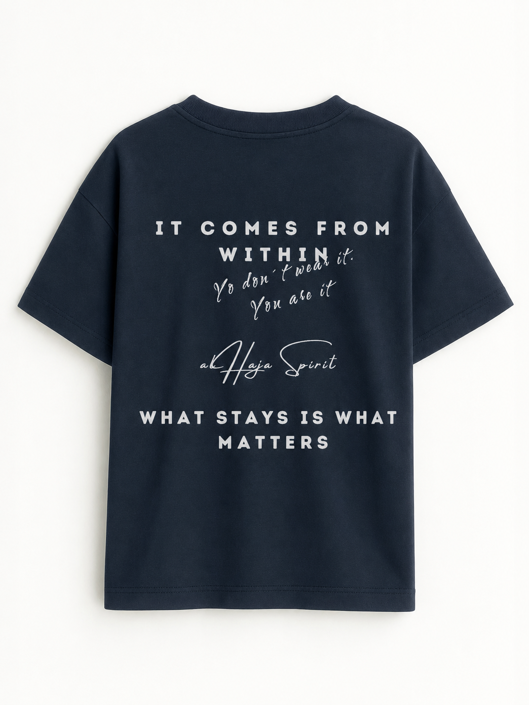 ESENCIA OVERSIZE BACKPRINT TEE