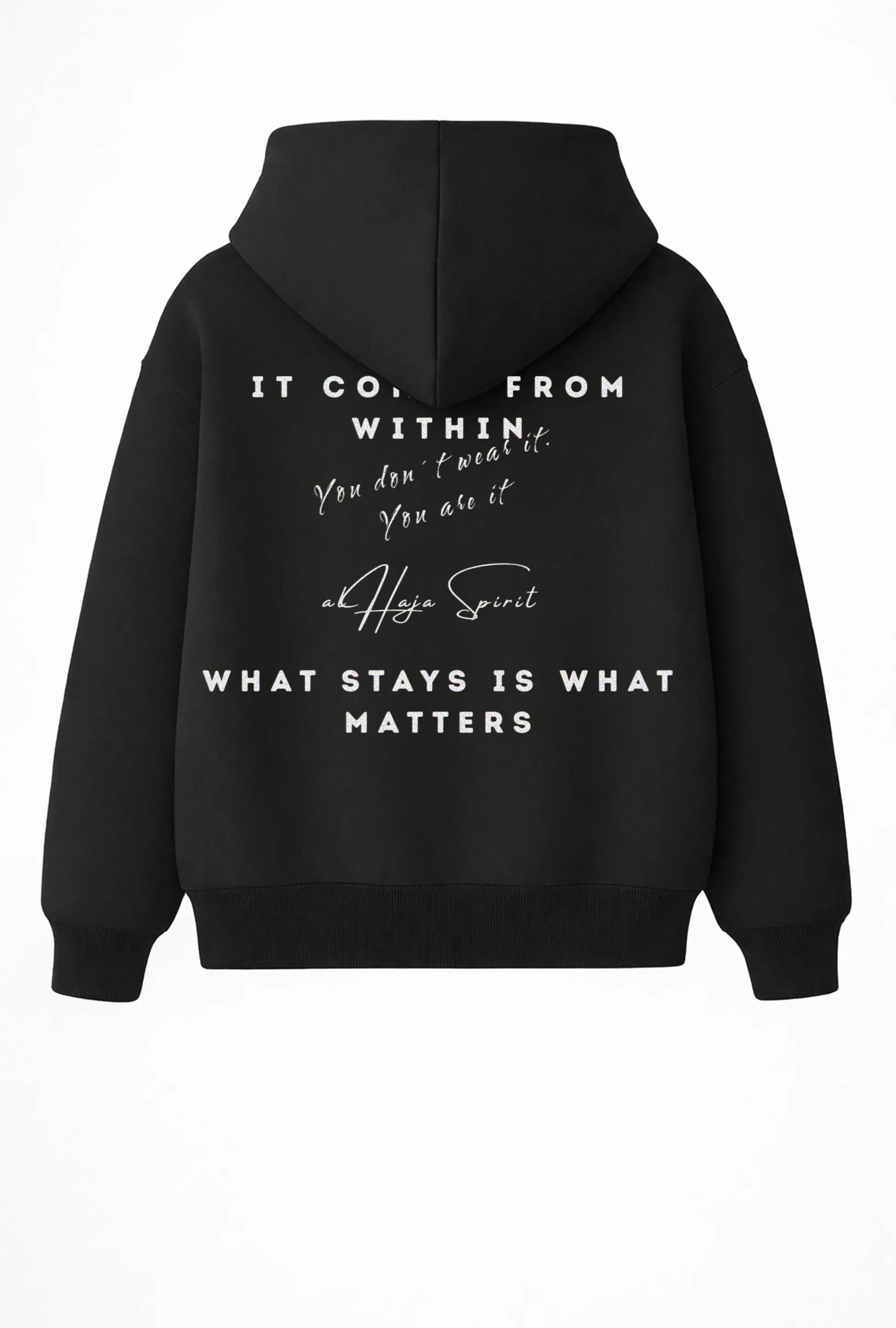 ESENCIA OVERSIZE BACKPRINT HOODIE