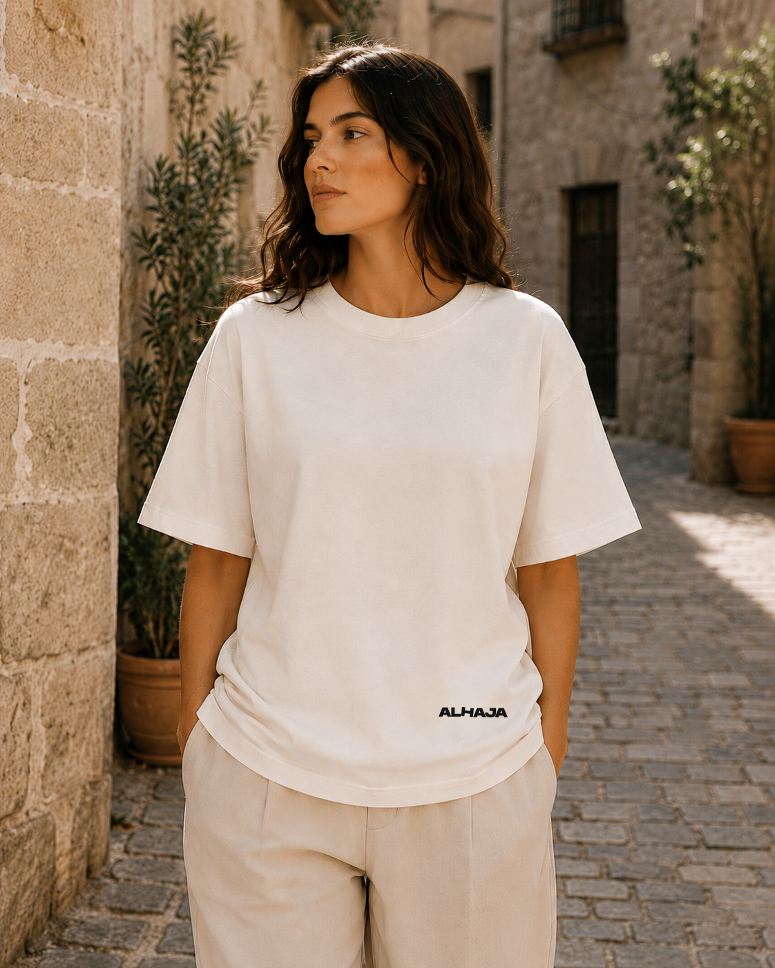 OVERSIZE GOOD PEOPLE MOTO / CAFÉ